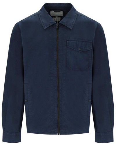 Woolrich Jacke im Blue Shirt Style Style - Blau
