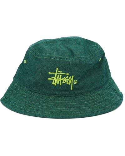 Stussy Cappello da secchio "copyright" - Verde