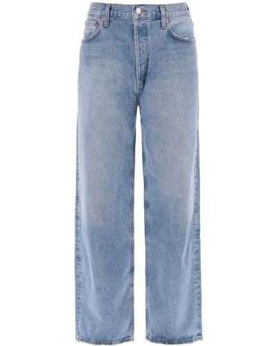 Agolde Low-Slung Baggy Jeans - Blue