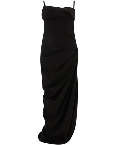 Jacquemus "la Robe Saudade" Dress - Black
