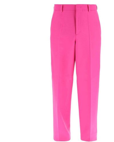 Valentino Wolle und Seidenhosen - Pink