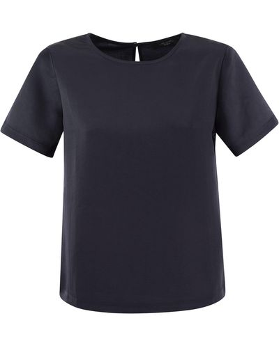 Weekend by Maxmara Wochenende Max Mara Torres kurzärmeliges T -Shirt - Blau