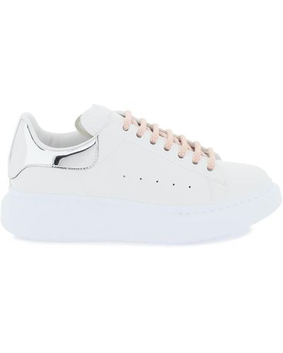 Alexander McQueen Sneakers de gran tamaño - Blanco