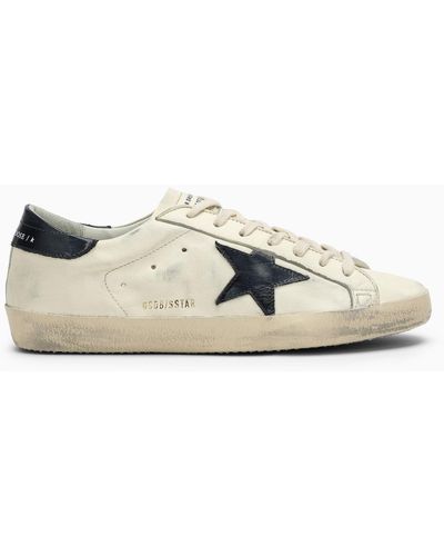 Golden Goose Golden Goose Deluxe Marke Super Star White/Black Low Trainer - Natur