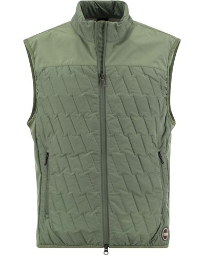 Colmar Gilet trapuntato con inserti softshell - Verde