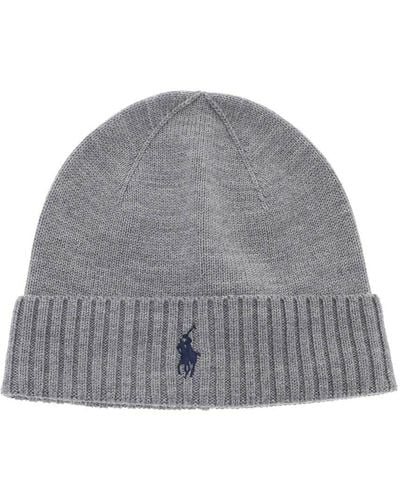 Polo Ralph Lauren Woolen Beanie Hat - Gray