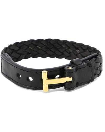 Tom Ford T Slot Armband - Wit