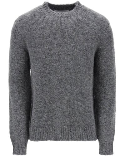 Jil Sander Alpaca Crew Sweater - Gris