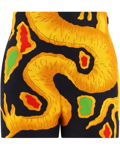Valentino Dragon Shorts - Gelb