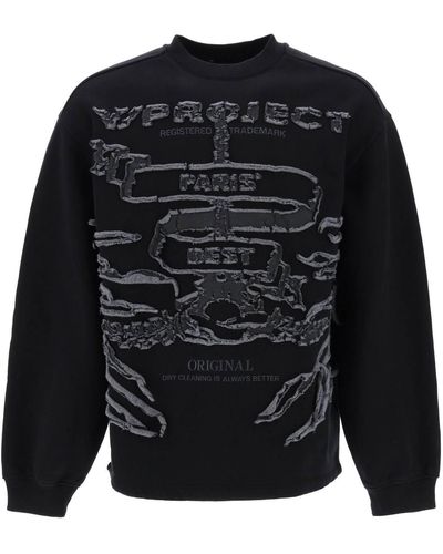 Y. Project Paris 'beste Sweatshirt - Zwart