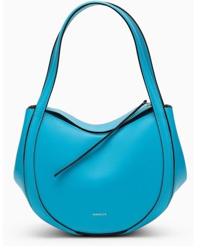 Wandler Lin Mini Wing Bag Blue - Blauw