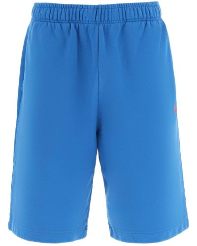 Ambush Emboscada pantalones de chándal cortos con logotipo bordado - Azul