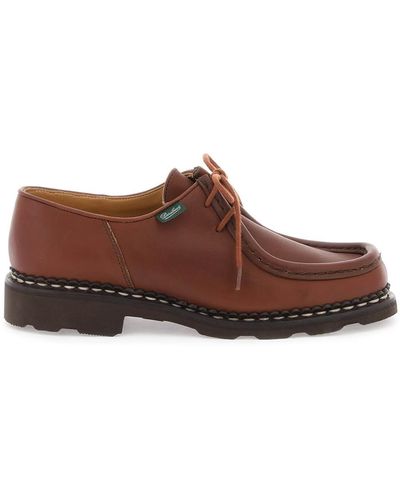 Paraboot "leather Michael Derby -schoen - Bruin