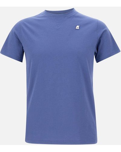 K-Way Edwing Set Of Three Cotton T Shirts - Blue