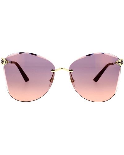 Cartier Sonnenbrille Panthère Ct0398s 003 - Roze