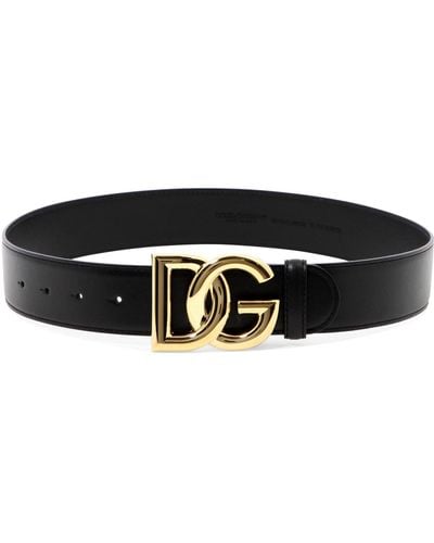 Dolce & Gabbana DG -Gürtel - Negro