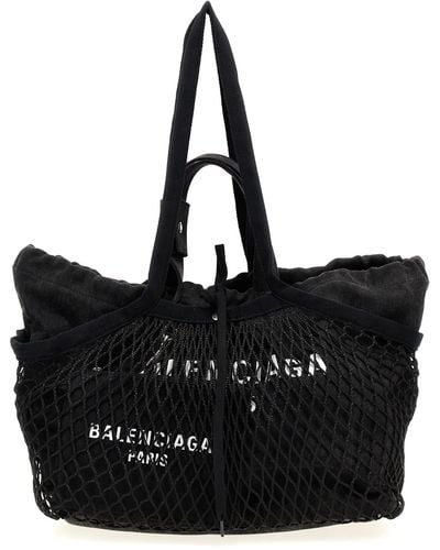 Balenciaga '24/7 M' Shopping Bag - Black