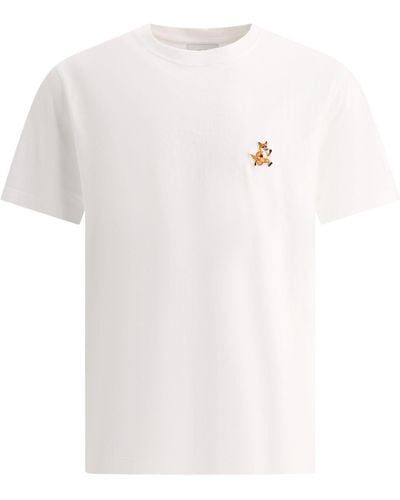 Maison Kitsuné Maison Kitsuné "Running Fox" T -Shirt - Weiß
