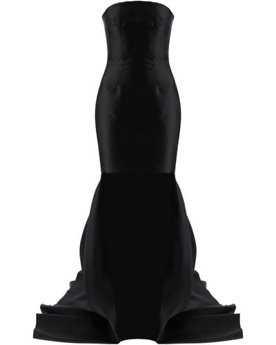 Solace London Troost London Neva Tube -jurk Met Trein - Zwart