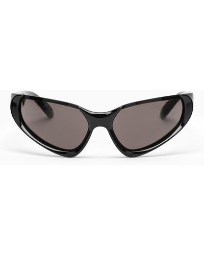 Balenciaga Black Acetat Sonnenbrille - Bruin