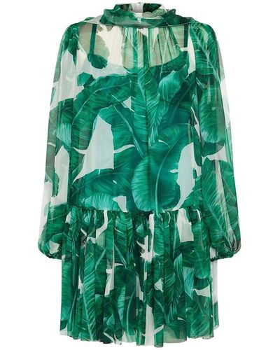 Dolce & Gabbana Mini robe - Vert