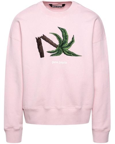 Palm Angels Logo Sweatshirt - Pink