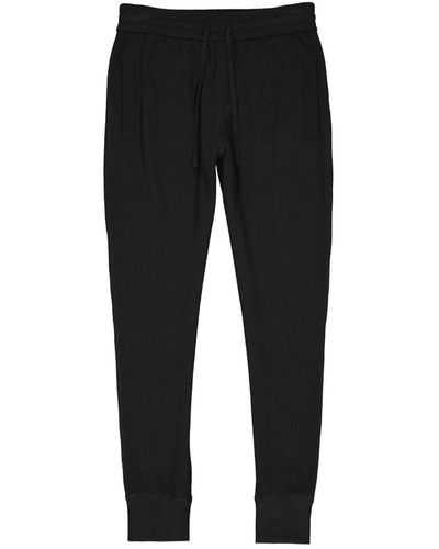 Dolce & Gabbana Pantalones de chándal de cachemira - Negro