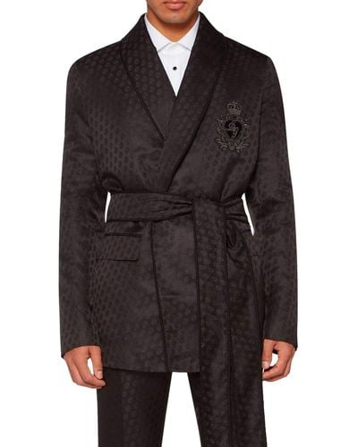 Dolce & Gabbana Jacquard Tuxedo-jasje - Zwart
