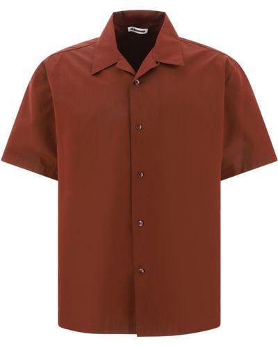 Jil Sander Poplin Shirt - Bruin