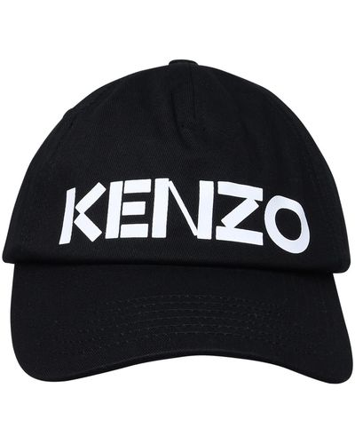 KENZO Cotton Hat - Black