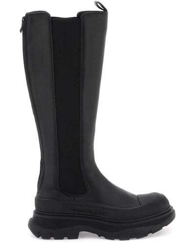 Alexander McQueen Tread Slick Boots - Noir