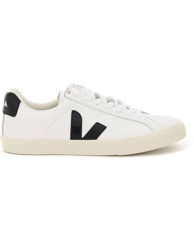 Veja Esplar Lederen Sneakers - Wit