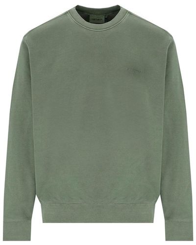 Carhartt Duster Skript grünes Sweatshirt