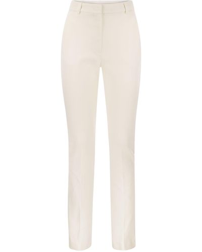 Sportmax Pontida Compact Jersey Pants - White