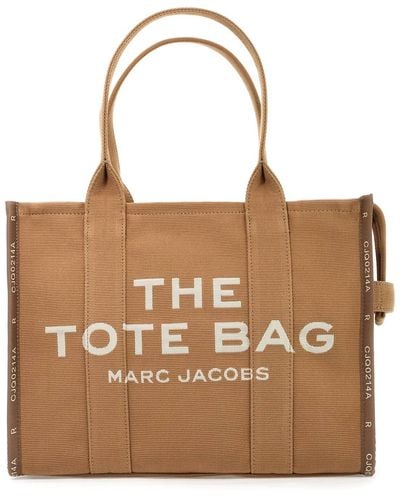 Marc Jacobs La bolsa de bolso grande Jacquard - Marrón