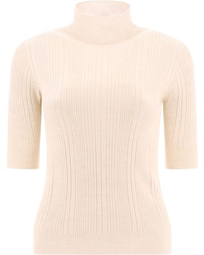 Peserico Suéter de cuello de cuello de peserón - Neutro