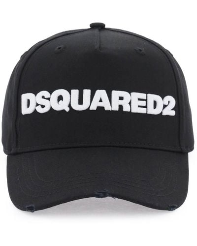 DSquared² Baseballpet Met Logo - Zwart