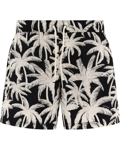 Palm Angels "palms" Zwem Shorts - Zwart