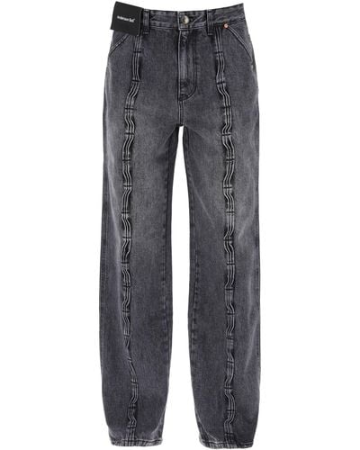 ANDERSSON BELL Welle Wide -Bein -Jeans - Grau