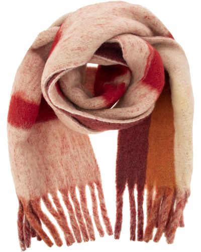 Marni Alpaca, laine et foulard mohair mélange - Rouge