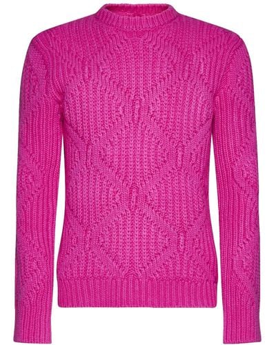 Valentino Wol Sweater - Roze