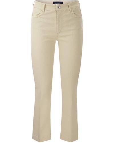 Sportmax Nilly Five Pocket Mini Flare -broek - Naturel