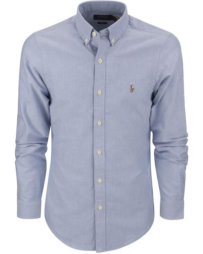 Polo Ralph Lauren Slim Fit Oxford Shirt - Blauw
