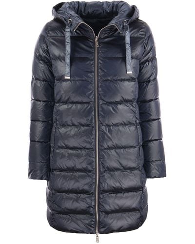 Colmar Friendly Long Down Jacket With Reversible Hood - Gray