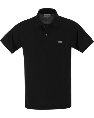 Lacoste Classic Fit Cotton Pique Polo Shirt - Zwart