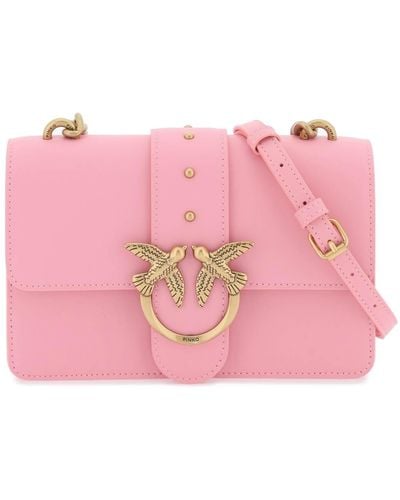 Pinko Clásico icono de amor simplemente bolsa - Rosa