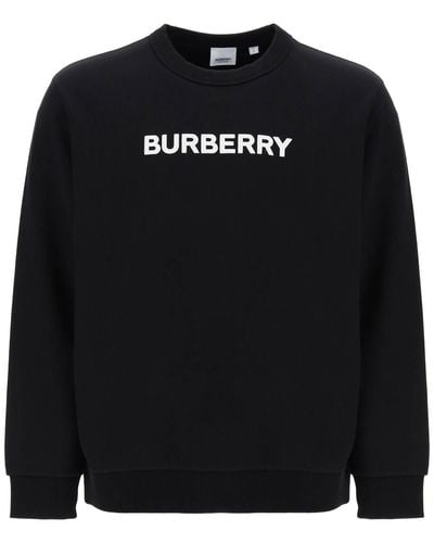 Burberry Sweatshirt With Puff Logo - Black