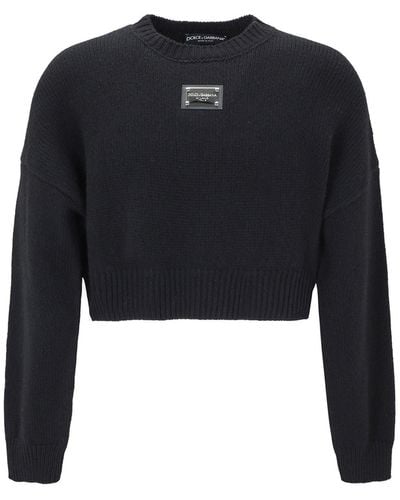Dolce & Gabbana Pullover geschnittene Pullover - Schwarz