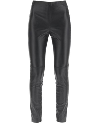 MARCIANO BY GUESS Leather And Jersey Leggings - Gray