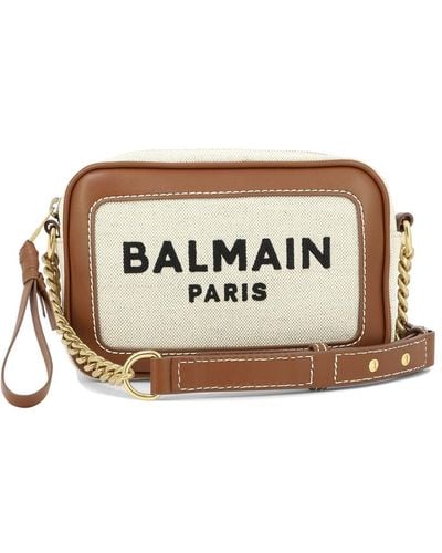 Balmain Paris Crossbody Bag - Mettallic